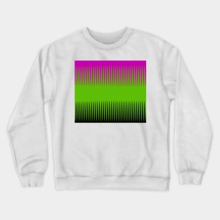 Wave Design Pink & Green Crewneck Sweatshirt